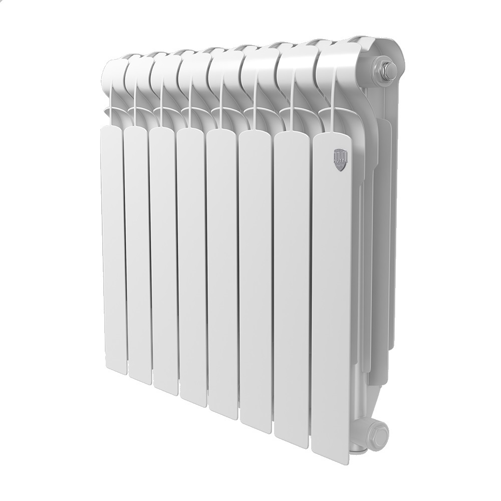 Алюминиевые радиаторы ROYAL THERMO INDIGO 2.0 500 боковое подключение, цвет Bianco Traffico — белый