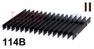 Полная информация о Решетки IMP Klima 114B, рулонные, ширина 300 мм, цвет черный