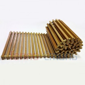 Подробнее о itermic решетка поперечная деревянная для серий ITT GRILL.SGW-20, шириной 200 мм, цвет Орех
