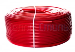 Трубы PE-Xa/EVOH 20х2,0 из сшитого полиэтилена с антидиффузионным слоем, для напольного отопления, красная Stout SPX-0002-002020, упаковка 100 метров