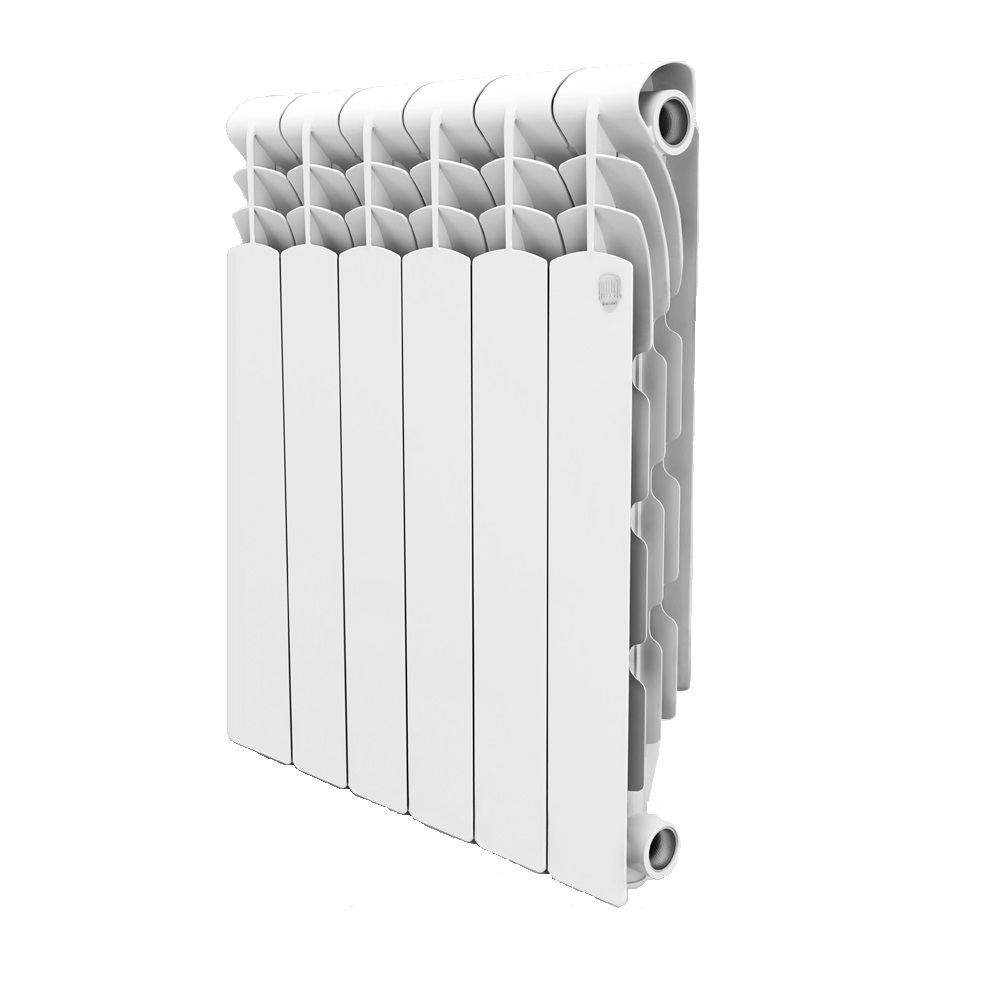 Алюминиевые радиаторы ROYAL THERMO REVOLUTION 350 боковое подключение, цвет Bianco Traffico — белый