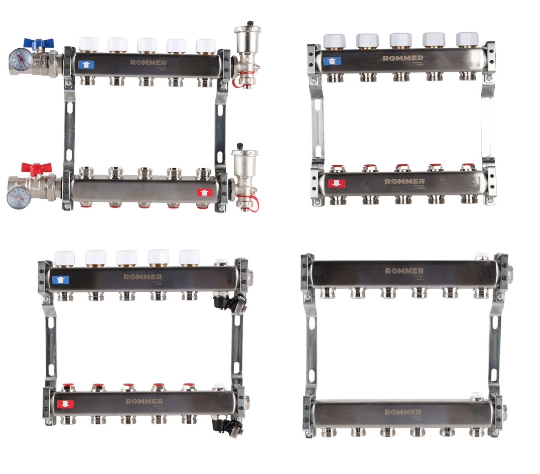 Коллекторы для системы отопления ROMMER