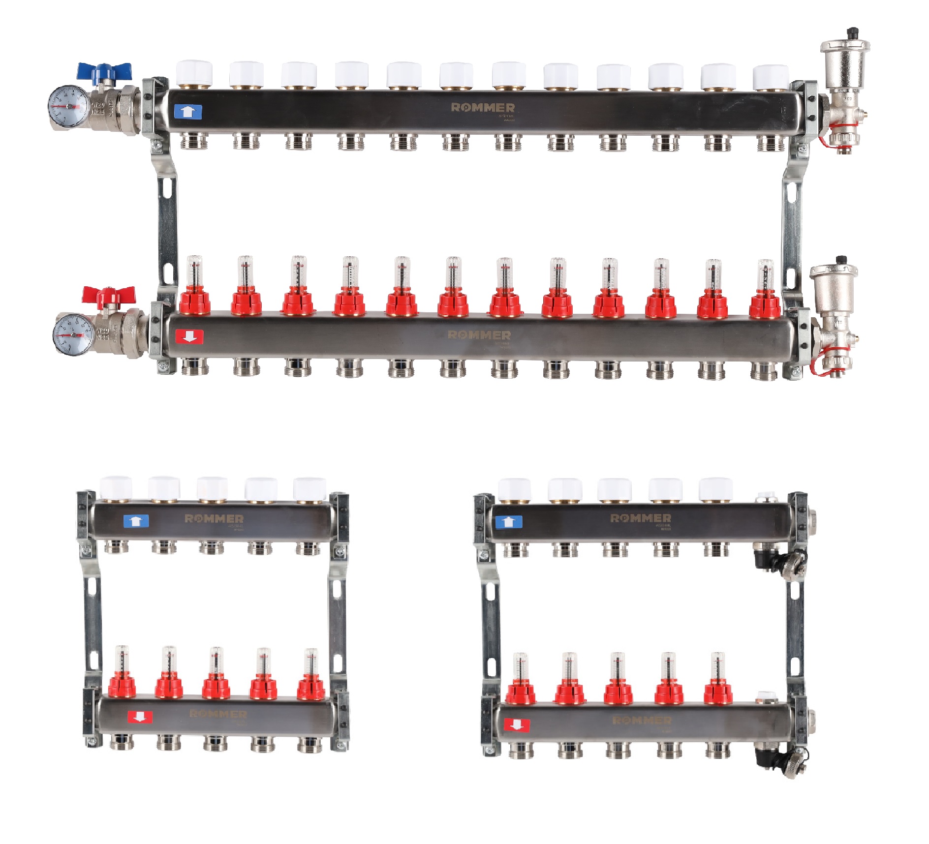 Коллекторы для системы теплого пола ROMMER