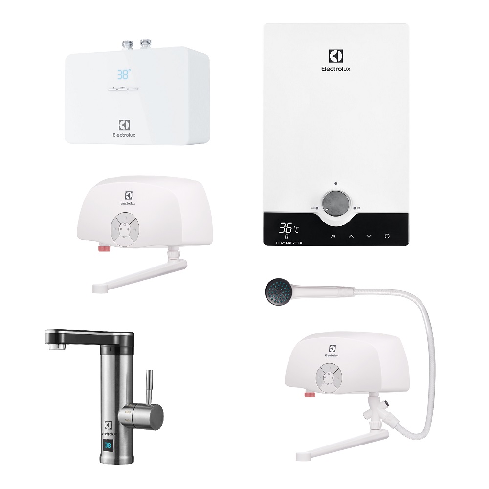 Проточные водонагреватели Electrolux