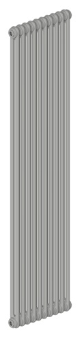 Радиаторы IRSAP TESI 21800 нижнее подключение, высотой 1800 мм, цвет TR прозрачный лак
