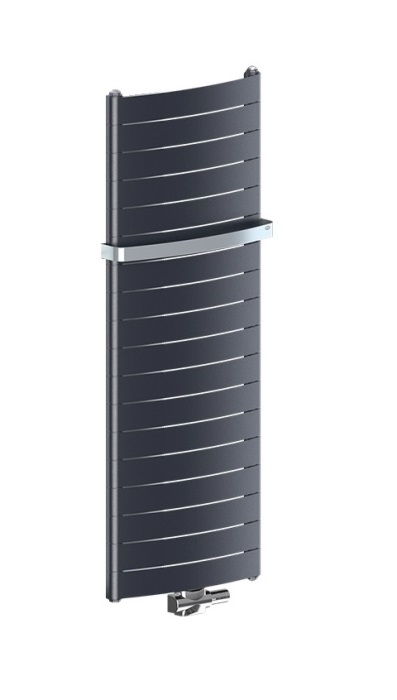 Радиаторы RIFAR CONVEX 500 вертикальные с нижним подключением цвет антрацит матовый - AN