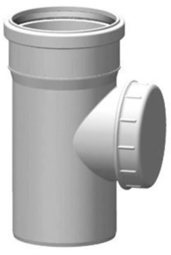 Ревизия с крышкой для cистем канализации с пониженным уровнем шума SINIKON COMFORT