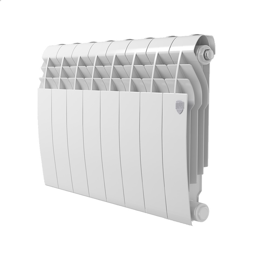 Биметаллические радиаторы ROYAL THERMO BILINER 500 боковое подключение, цвет Bianco Traffico — белый