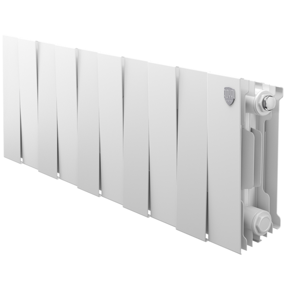 Биметаллические радиаторы ROYAL THERMO PIANOFORTE 200 боковое подключение, цвет Bianco Traffico — белый