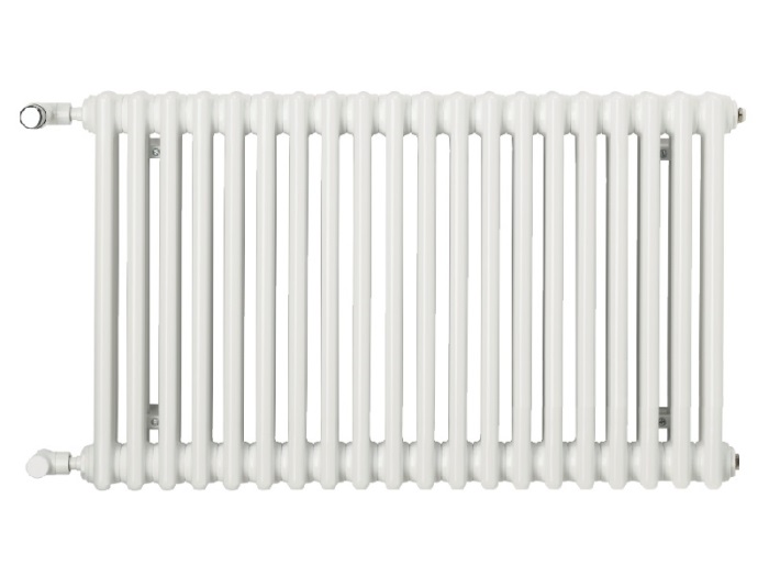 Радиаторы ZEHNDER Charleston 2050 с боковым подключением 1/2 цвет белый — RAL 9016 с кронштейнами в комплекте