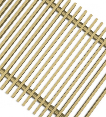 TECHNO решетка рулонная алюминиевая цвет золото, шириной 190 мм