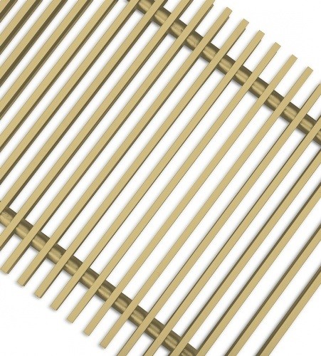 TECHNO решетка рулонная алюминиевая цвет золото, шириной 185 мм
