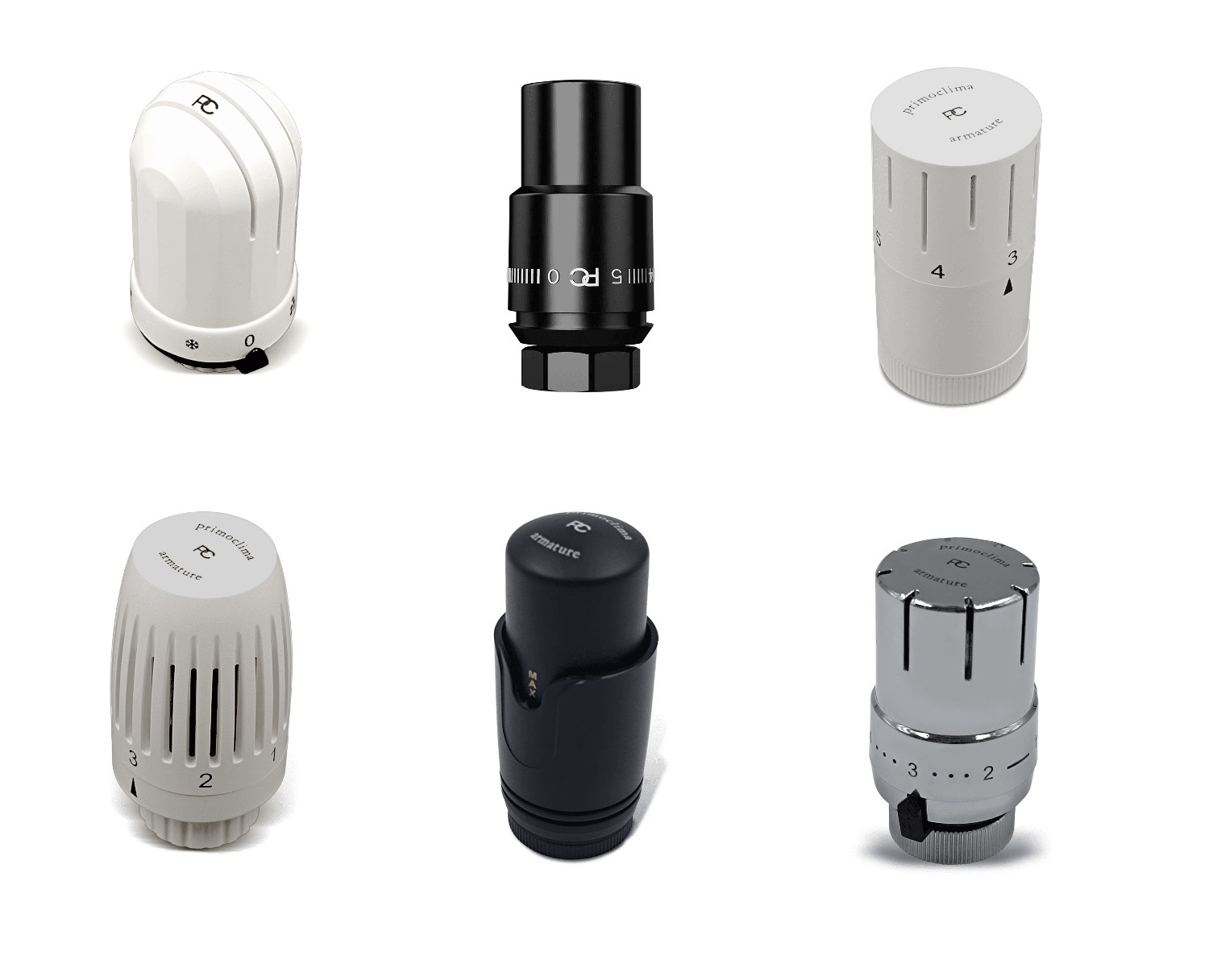 Термостатические головки Primoclima Armature