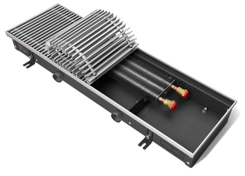 Внутрипольные конвекторы TECHNO AIR KVVZ, высота 142 мм, ширина 420 мм