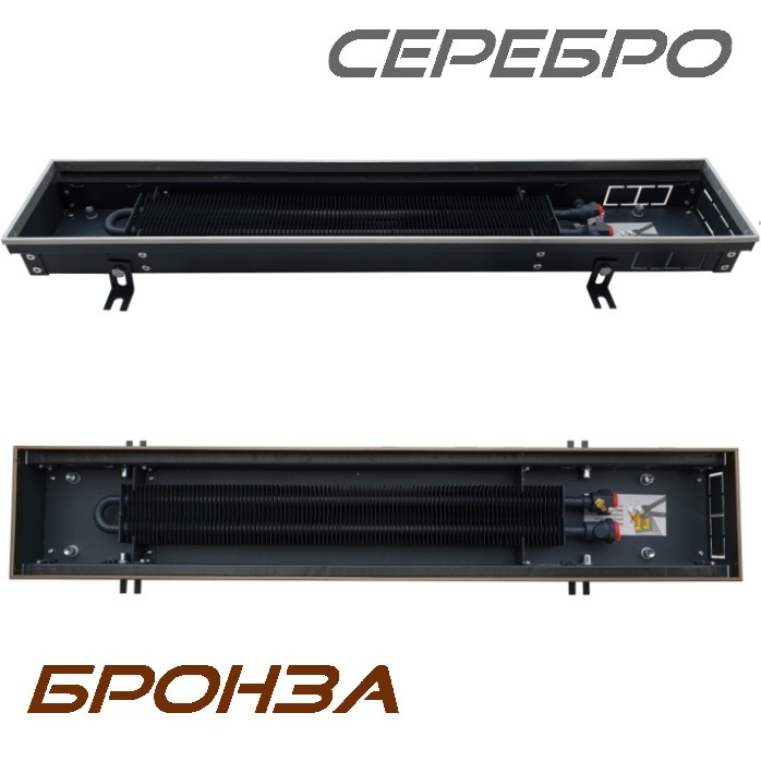 Внутрипольные конвекторы TECHNO POWER KVZ, высота 69 мм, ширина 150 мм