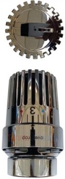 Oventrop артикул Uni LH 101 14 69 хром с декорированным кольцом