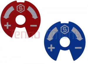 Синий-красный диск для коллекторов распределительных SMB 6851 и SMB 6852, арт. SMB-6801-000610