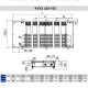 Дополнительный вид Внутрипольные конвекторы TECHNO AIR KVVZ 420-105-2800