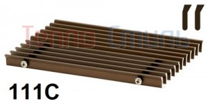 Полная информация о Решетки IMP Klima 111E, продольные, ширина 200 мм, цвет шоколад