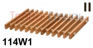 Полная информация о Решетки IMP Klima 114W1, рулонные, ширина 200 мм, цвет дуб