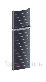 RIFAR CONVEX 500/ 18 секций, вертикальный, с боковым подключением 1/2, цвет антрацит матовый - AN