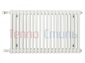 ZEHNDER Charleston 2050/ 34 секции с боковым подключением 1/2 цвет белый — RAL 9016 с кронштейнами в комплекте