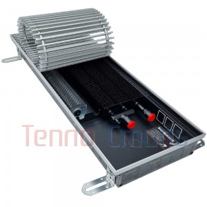 Полная информация о Внутрипольные конвекторы ITERMIC ITTBL в комплекте с решеткой и модулем-адаптером, высота 70 мм, ширина 280 мм
